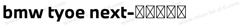 bmw tyoe next字体转换